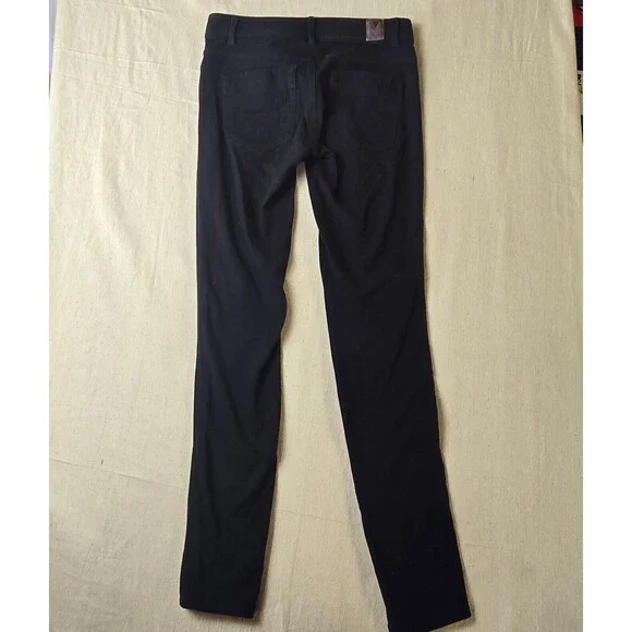 Guess Legging Slim Fit Low Rose Women's 26 Black with Pockets - Picture 2 of 16